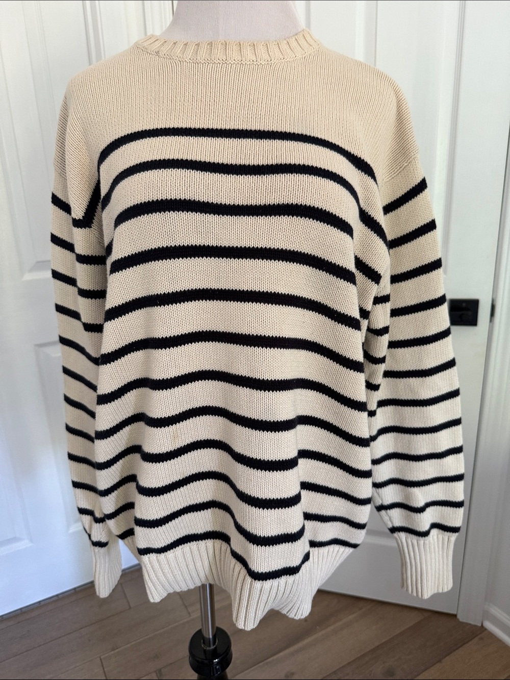 Brandy Melville John Galt Brianna Oversized Striped Sweater
